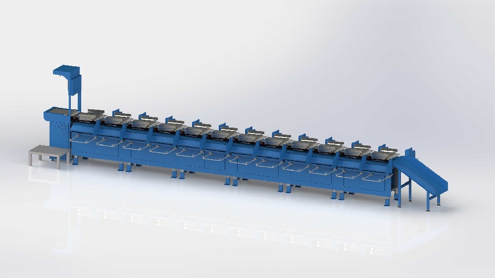 直线式旋转分拣机""